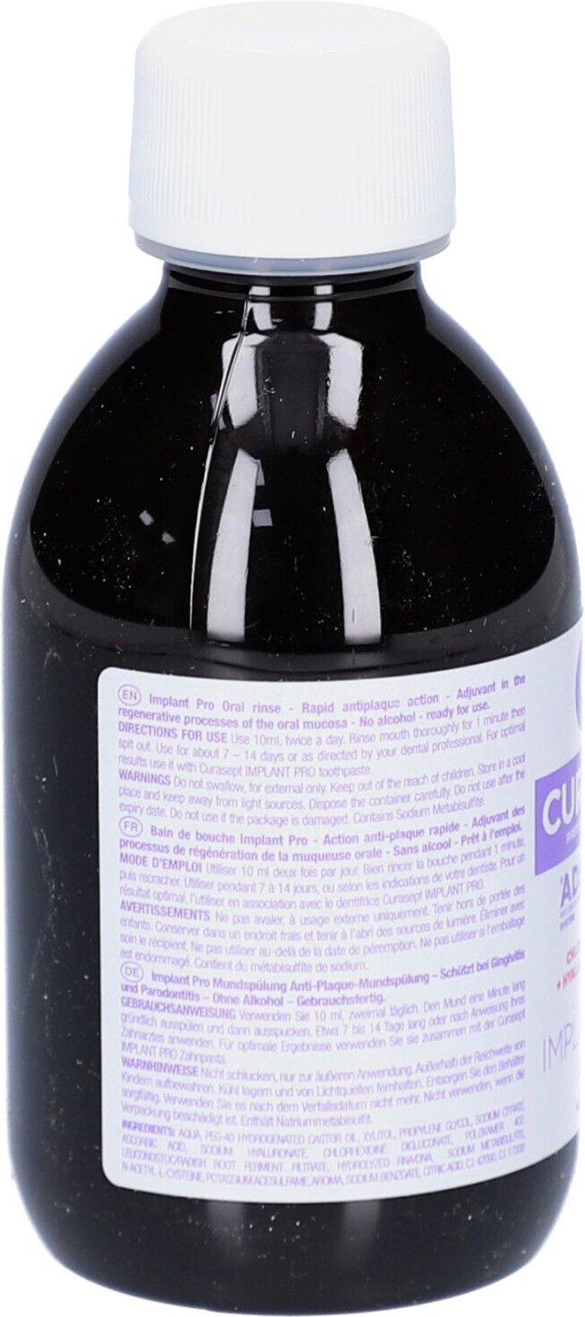 Curasept ADS Implant Mundspülung 200 ml Mundwasser
