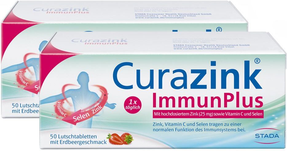 Curatink ImmunPlus Lutschtabletten Sparset 2x50 St