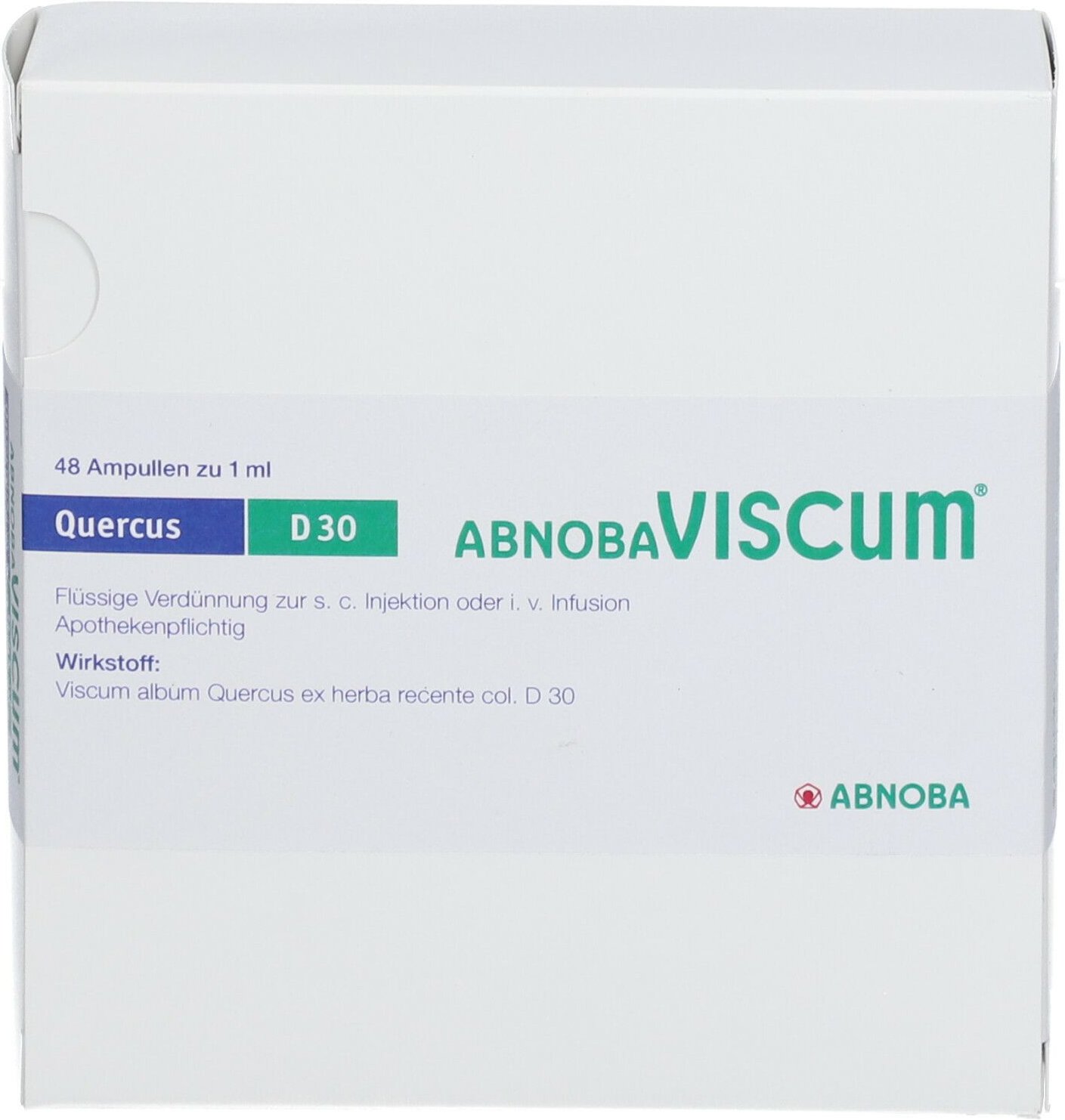 Abnobaviscum Quercus D 30 Ampullen 48 St