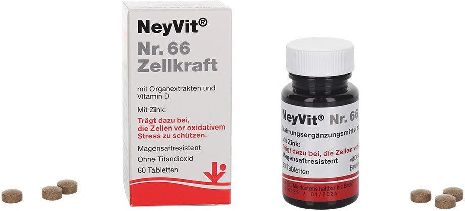Neyvit Nr.66 Zellkraft magensaftres.Tabletten 60 St Tabletten magensaftresistent