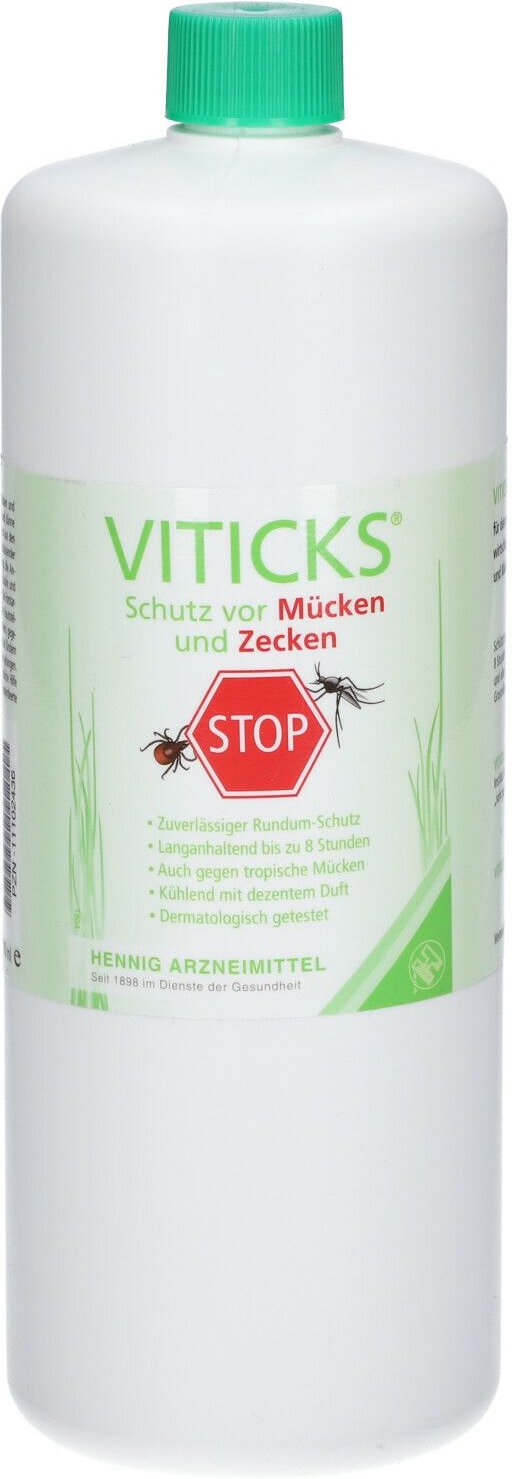 Viticks Schutz vor Mücken u.Zecken Nachfüllflasche 1000 ml Flaschen