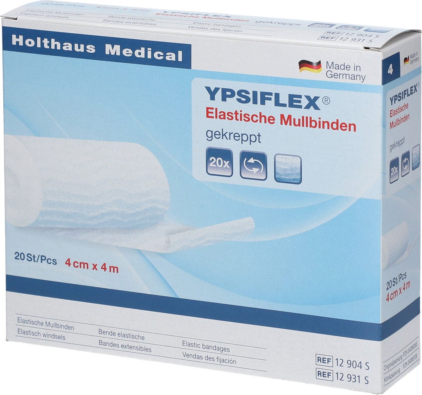 Mullbinden elastisch 4 cmx4 m 20 St Binden