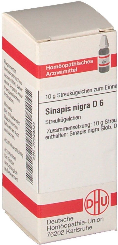 Sinapis Nigra D 6 Globuli 10 g