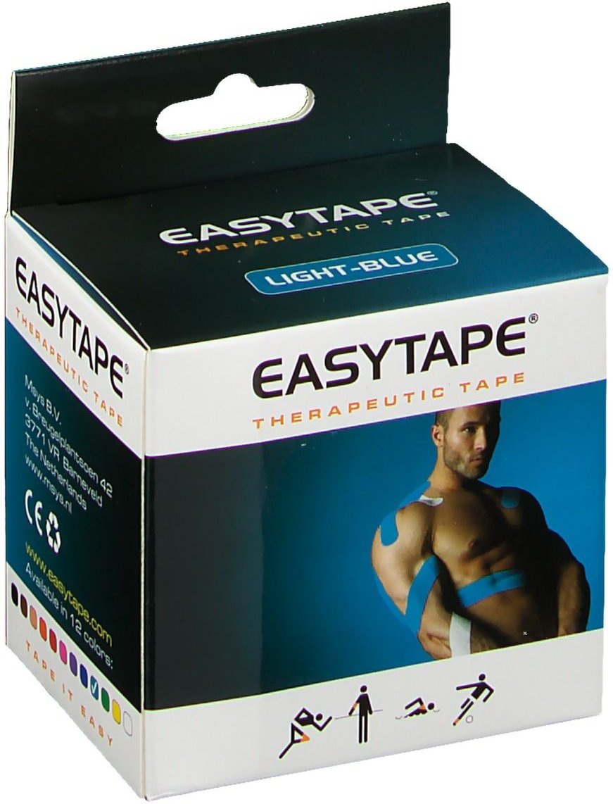 Easytape Kinesiology Tape Lichtblauw 1 St Verband