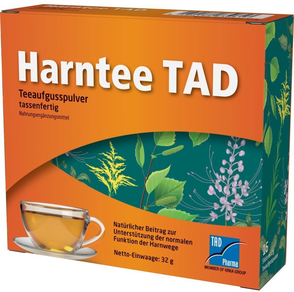 Harntee TAD Sticks Teeaufgusspulver 16x2 g Granulat