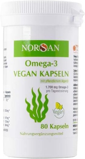 Norsan Omega-3 vegan Kapseln 80 St