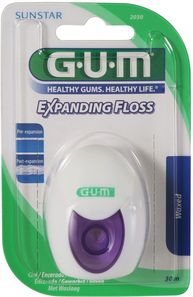 GUM Expanding Floss Flausch-Zahnseide 30 m Zahnseide