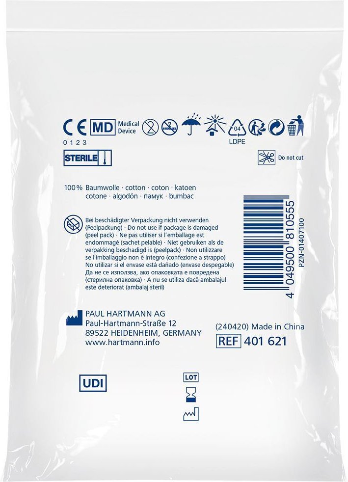 Es-Kompressen steril 5x5 cm 8fach 5x2 St Kompressen