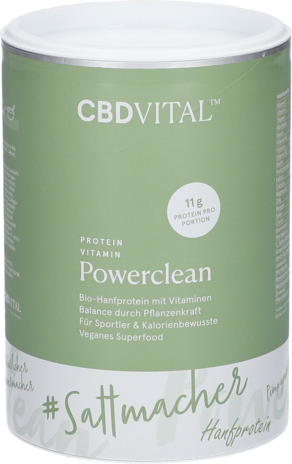 CBD Vital Powerclean Proteinvitamin Pulver 300 g