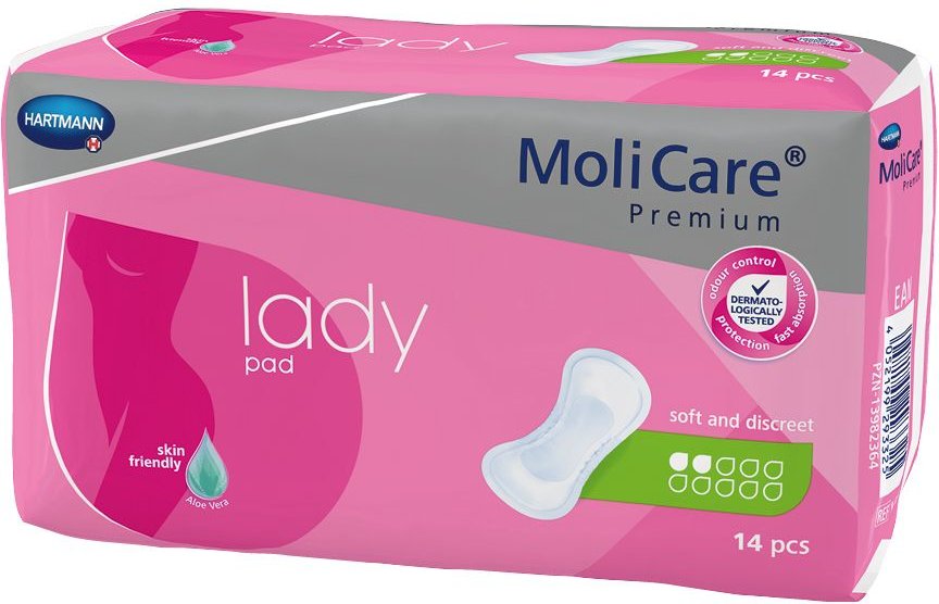 Molicare Premium lady Pad 2 Tropfen 14 St Einlagen