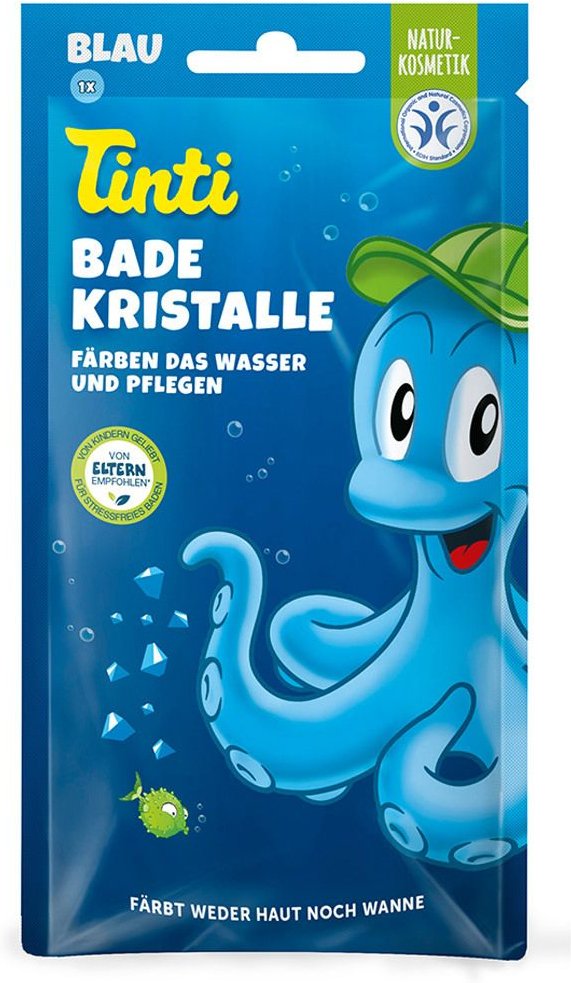 Tinti Badekristalle blau 60 g Badesalz