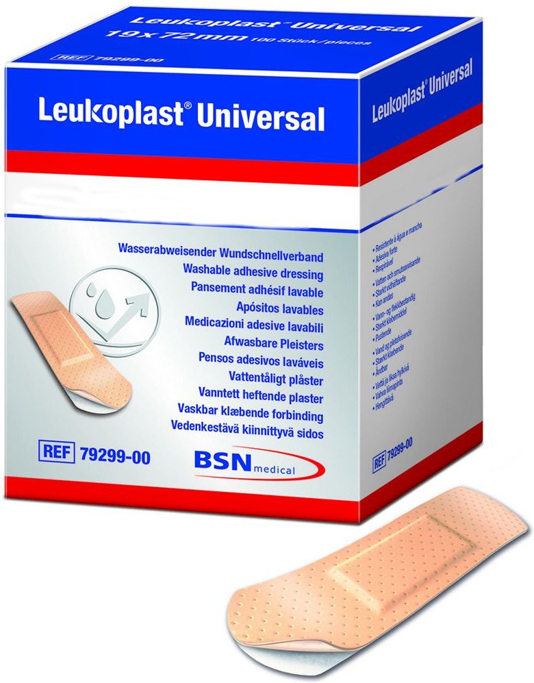 Leukoplast Universal Strips wasserabw.28x72 mm 100 St Pflaster