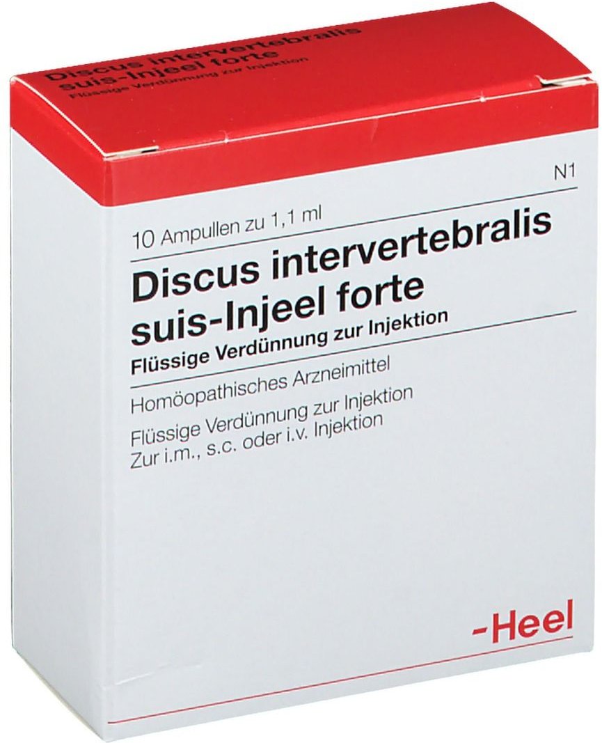 Discus Intervertebralis suis Injeel forte Ampullen 10 St