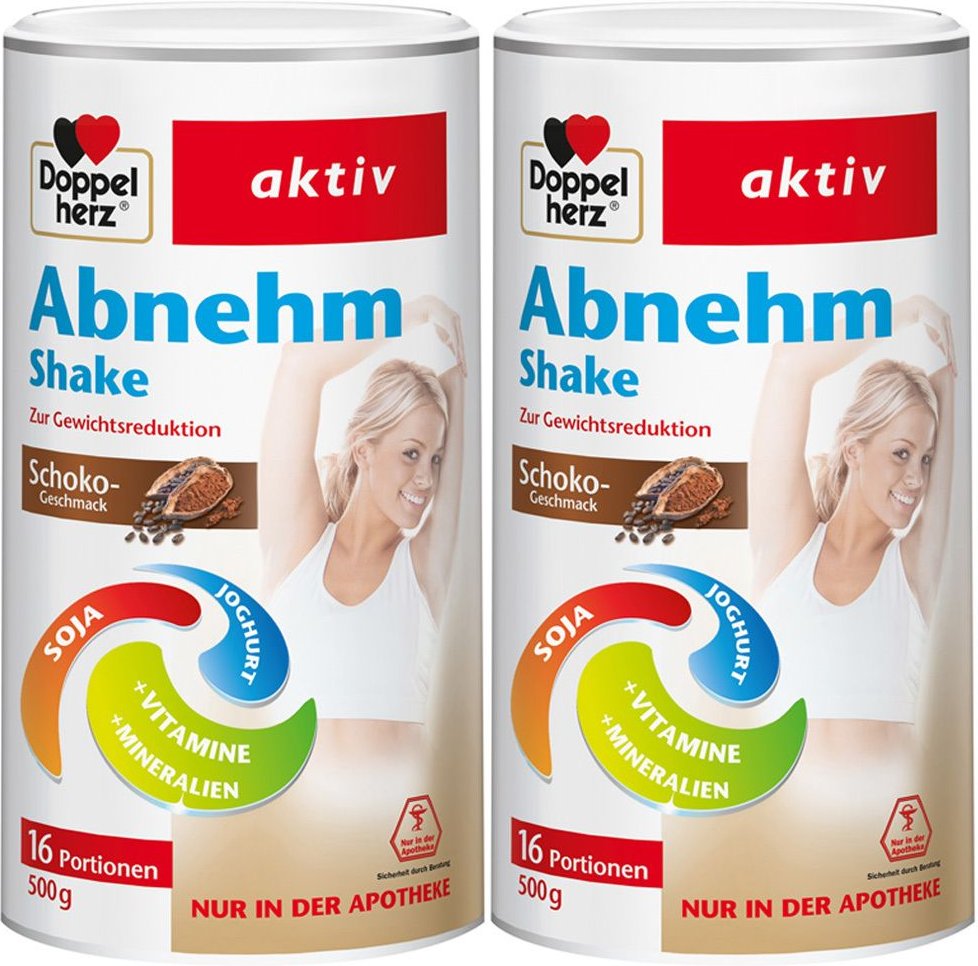 Doppelherz Abnehm SHA Scho 2x500 g Pulver