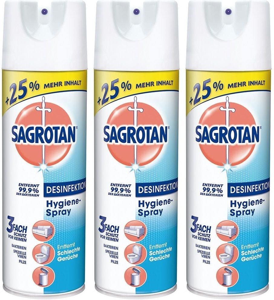 Sagrotan Hygiene-Spray x3 3x500 ml Spray