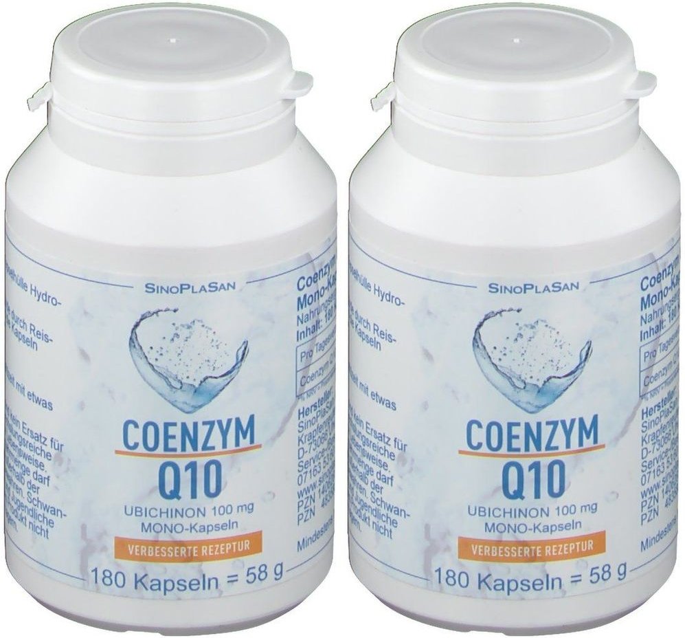 Coenzym Q10 100 mg Ubichinon Mono-Kapseln 2x 2x180 St Kapseln