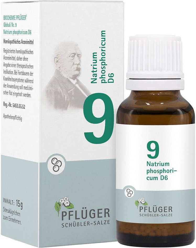 Biochemie Pflüger 9 Natrium phosphoricum D 6 Globuli