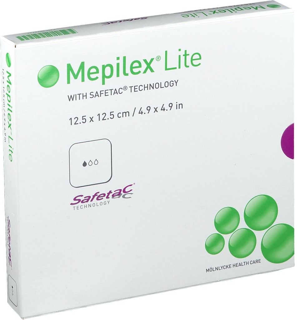 Mepilex Lite Schaumverband 12,5x12,5 cm steril 5 St Verband