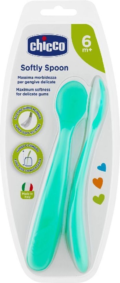 Chicco Cucchiaio SIL Masch 6M 1 St