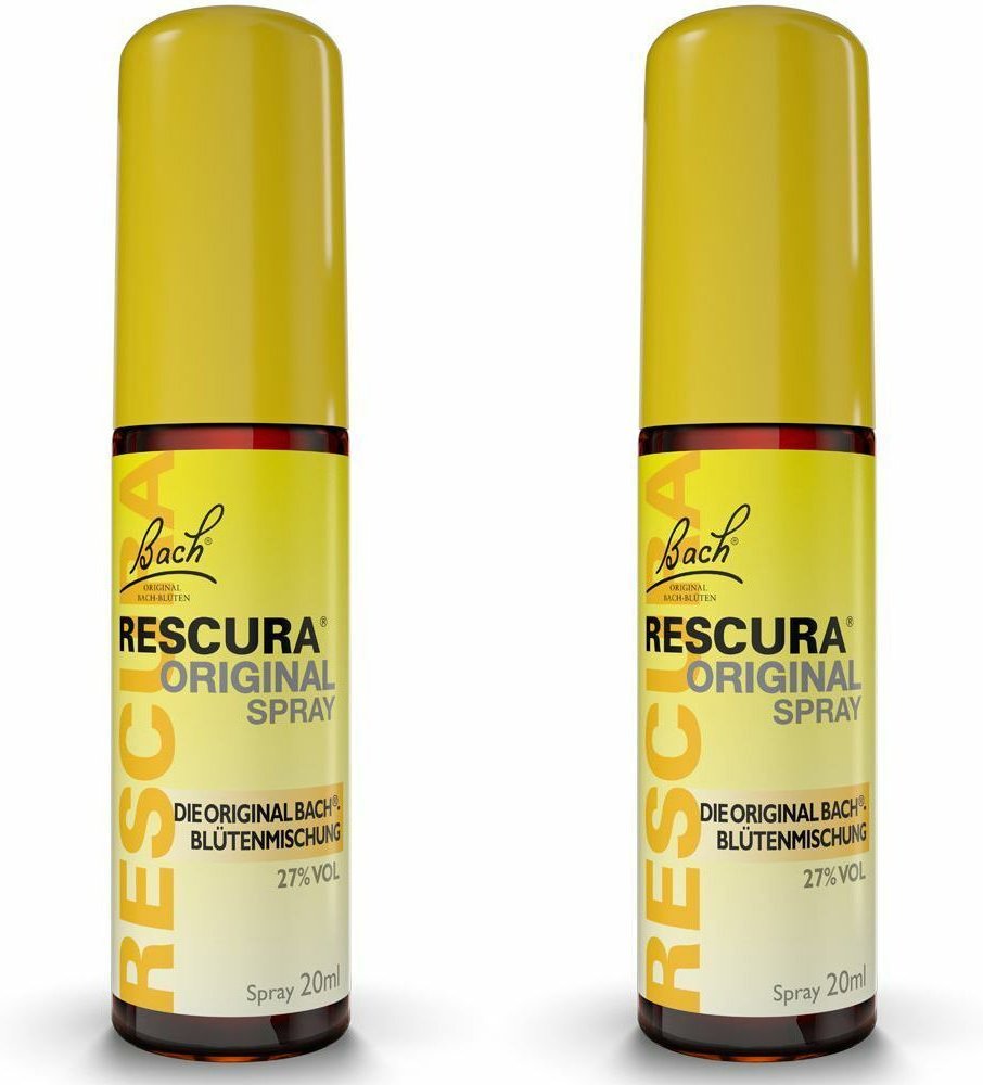 Bachblüten Original Rescura Spray m.Alkohol x2 2x20 ml