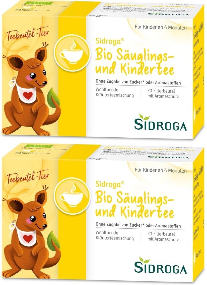 2x Sidroga Bio Säuglings- und Kindertee 2x20x1,3 g Tee