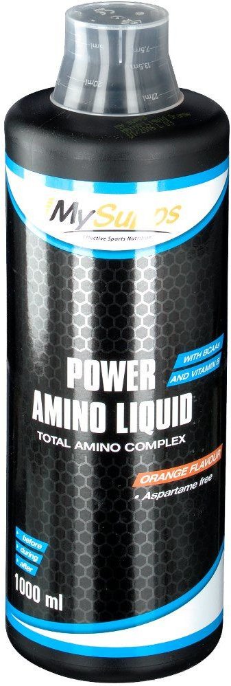 Power Amino Liquid Orange Flaschen 1000 ml