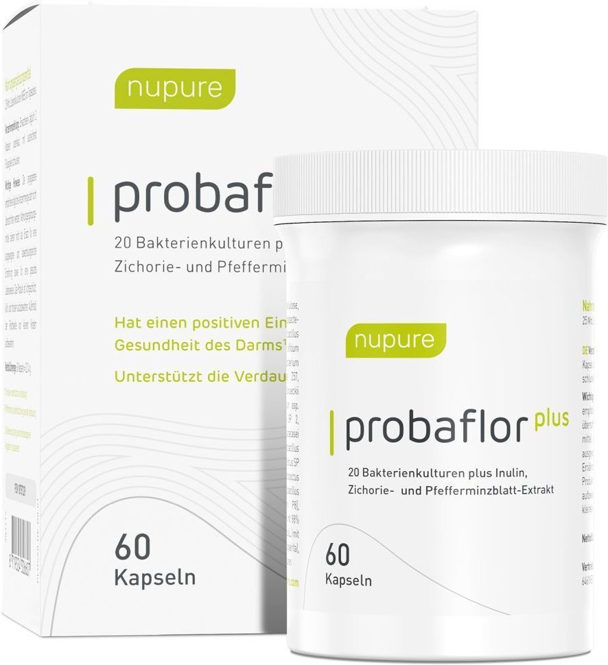 Thumbnail - Nupure probaflor plus Probiotika Darmgesundh.Kps 60 St Kapseln magensaftresistent