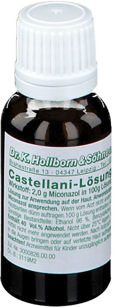 Castellani mit Miconazol Lösung