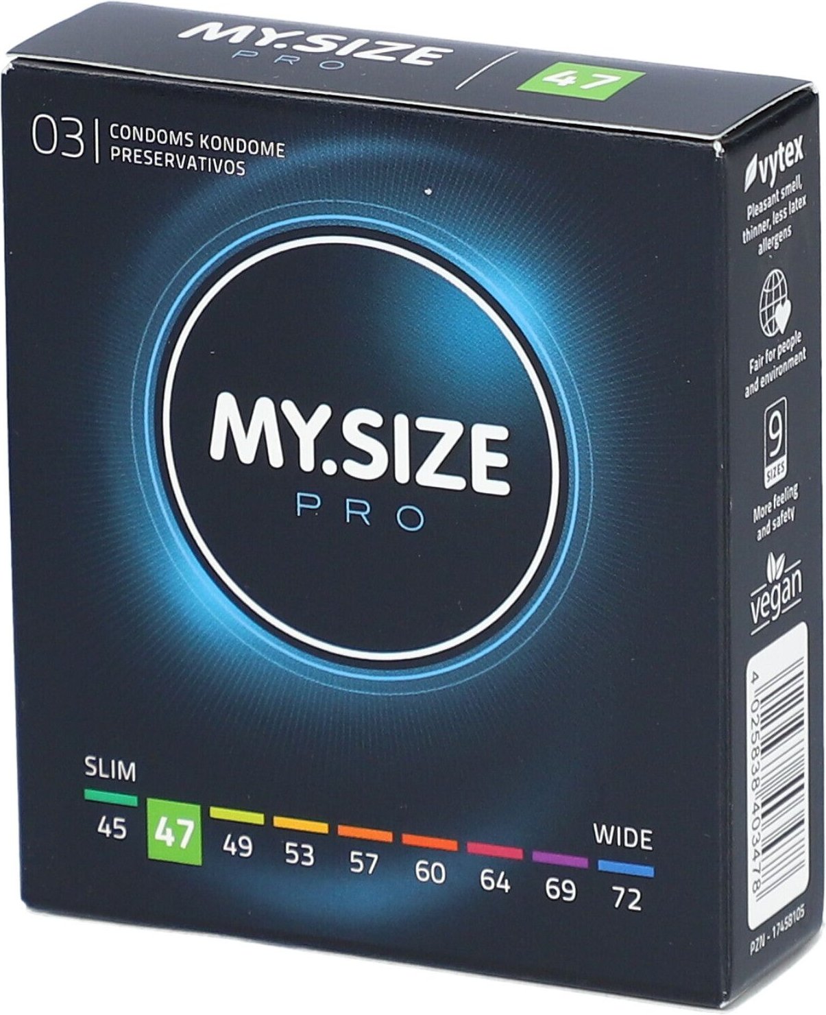 My.size PRO Kondome 47 3 St