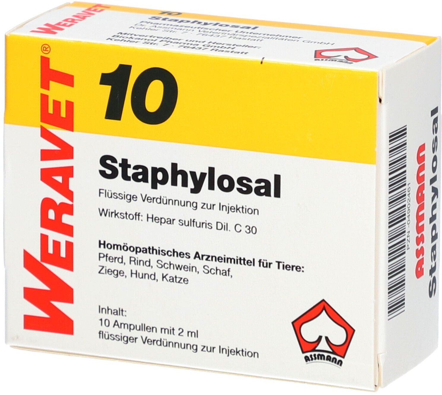 Staphylosal 10 Ampullen vet. 10x2 ml