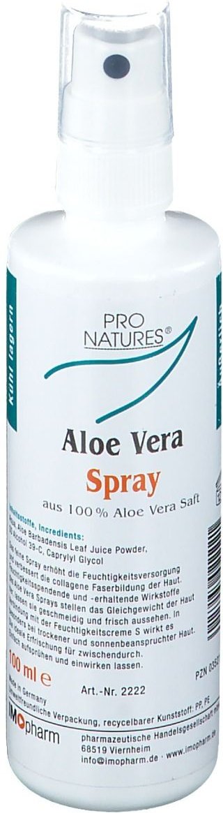 Aloe Vera 100% pur pro Natur Spray 100 ml