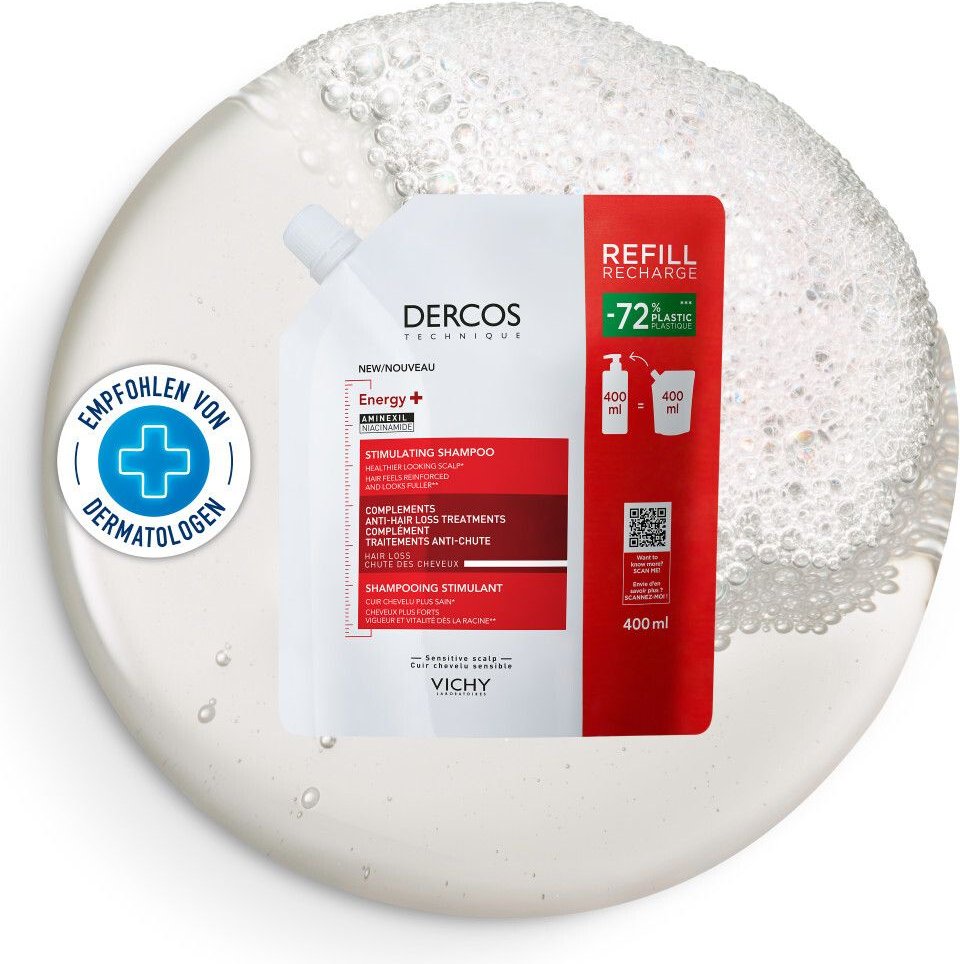 Vichy Dercos Anti-Haarverlust Vital Sha.+Nachfüllp 400 ml Shampoo