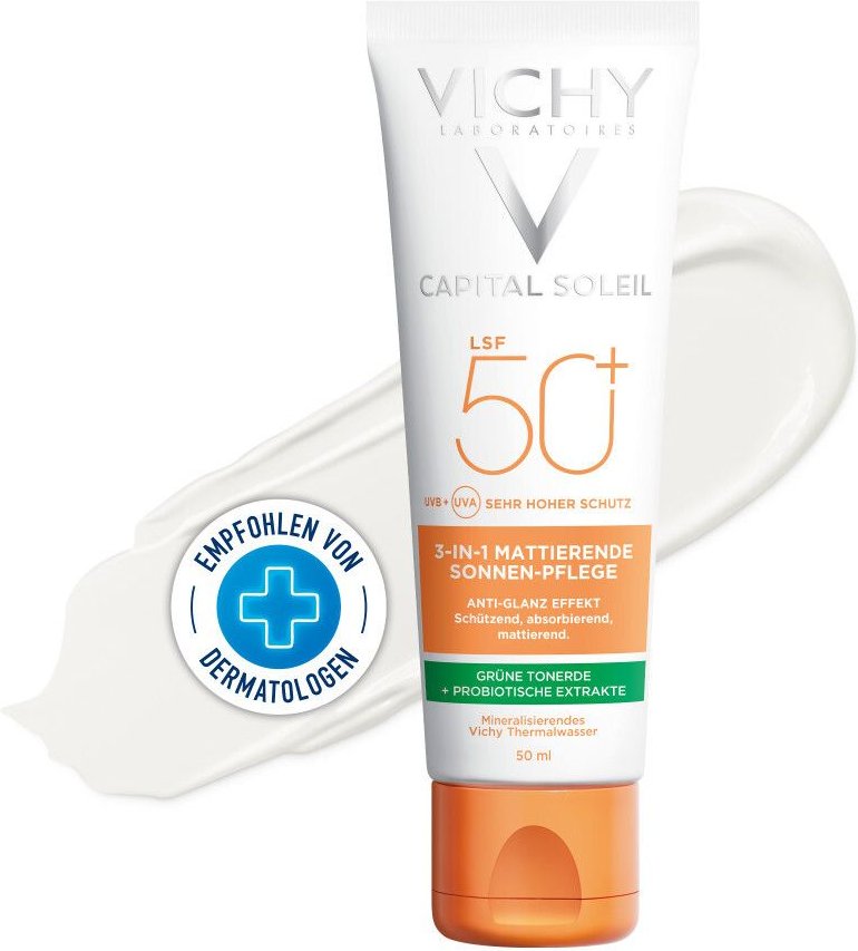 Vichy Capital Soleil matt.Sonnenpflege Cre.LSF 50+ 50 ml Sonnenschutzcreme