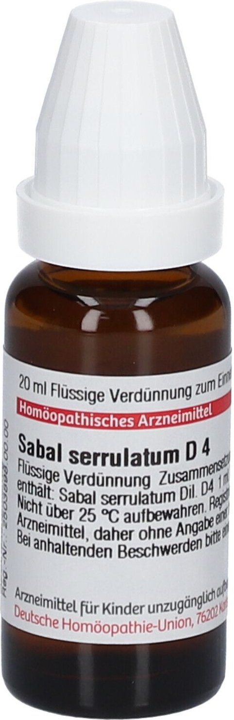 Sabal Serrulatum D 4 Dilution 20 ml