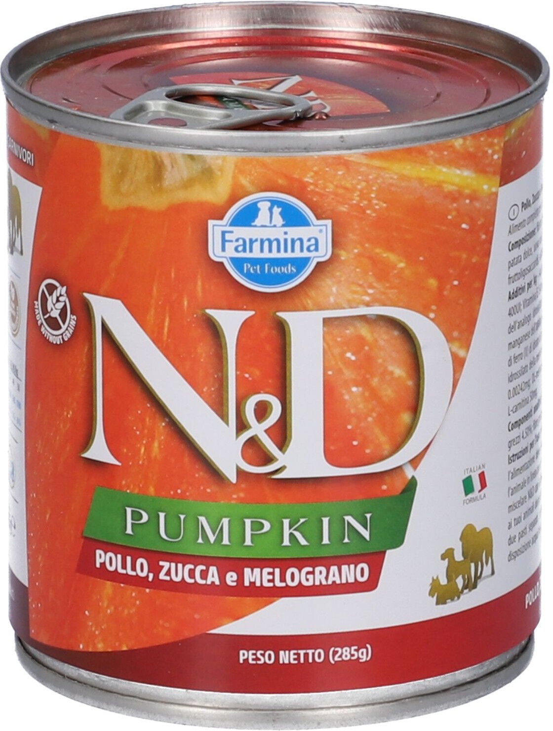 N&D DOG Chick&Pump&Pomegr 285G 285 g Futter