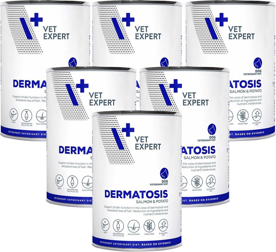 Dermatosis Salmon+Potato VET 6er-Pack 6x400 g Futter