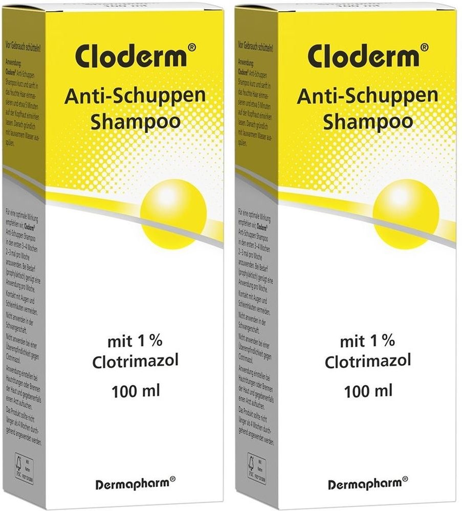 Cloderm Anti Schuppen Shampoo 2x 2x100 ml