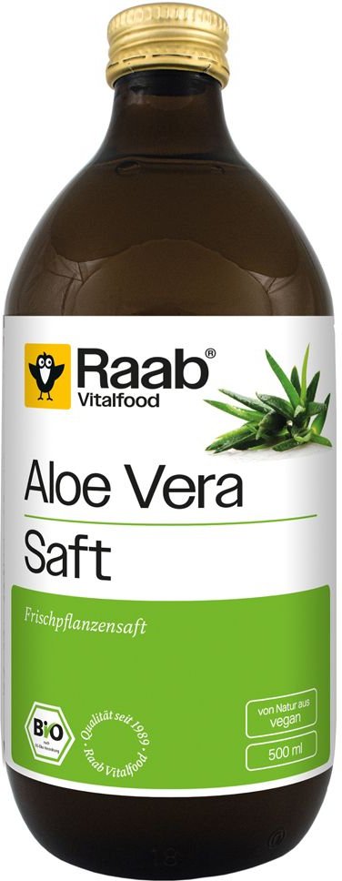 Raab Vitalfood Aloe Vera Saft Bio 500 ml Flüssigkeit