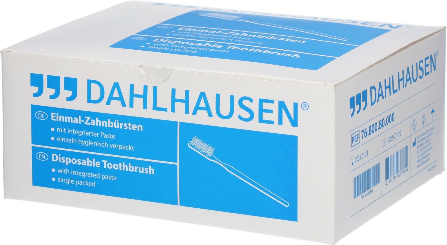 Einmal Zahnbürste m.Paste 100 St