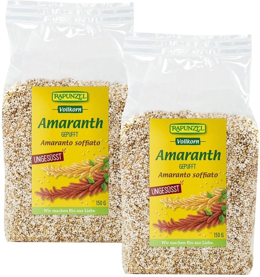 Rapunzel Bio Amaranth gepufft 2x150 g Kerne