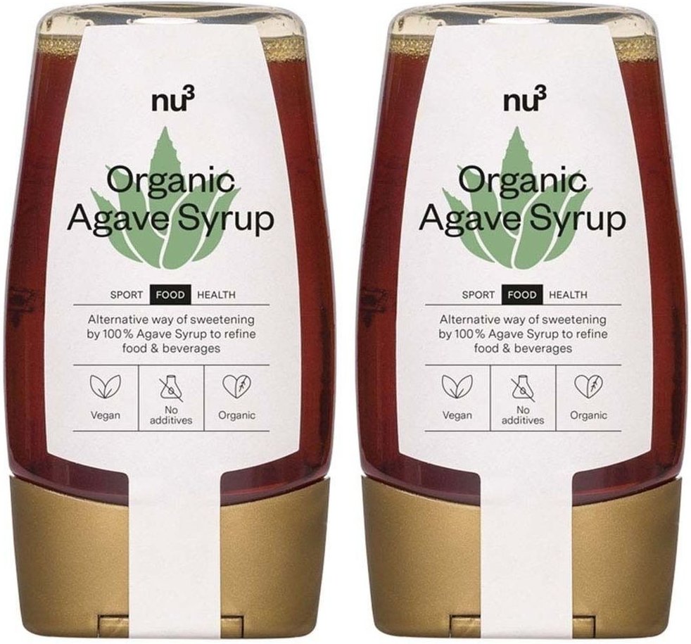 nu3 Bio Agavendicksaft Doppelpack 2x180 ml Sirup