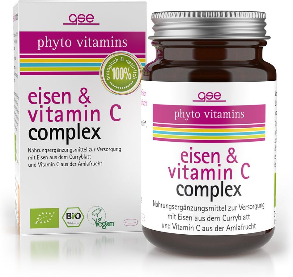 Thumbnail - GSE Eisen & Vitamin C Complex Bio Tabletten 60 St
