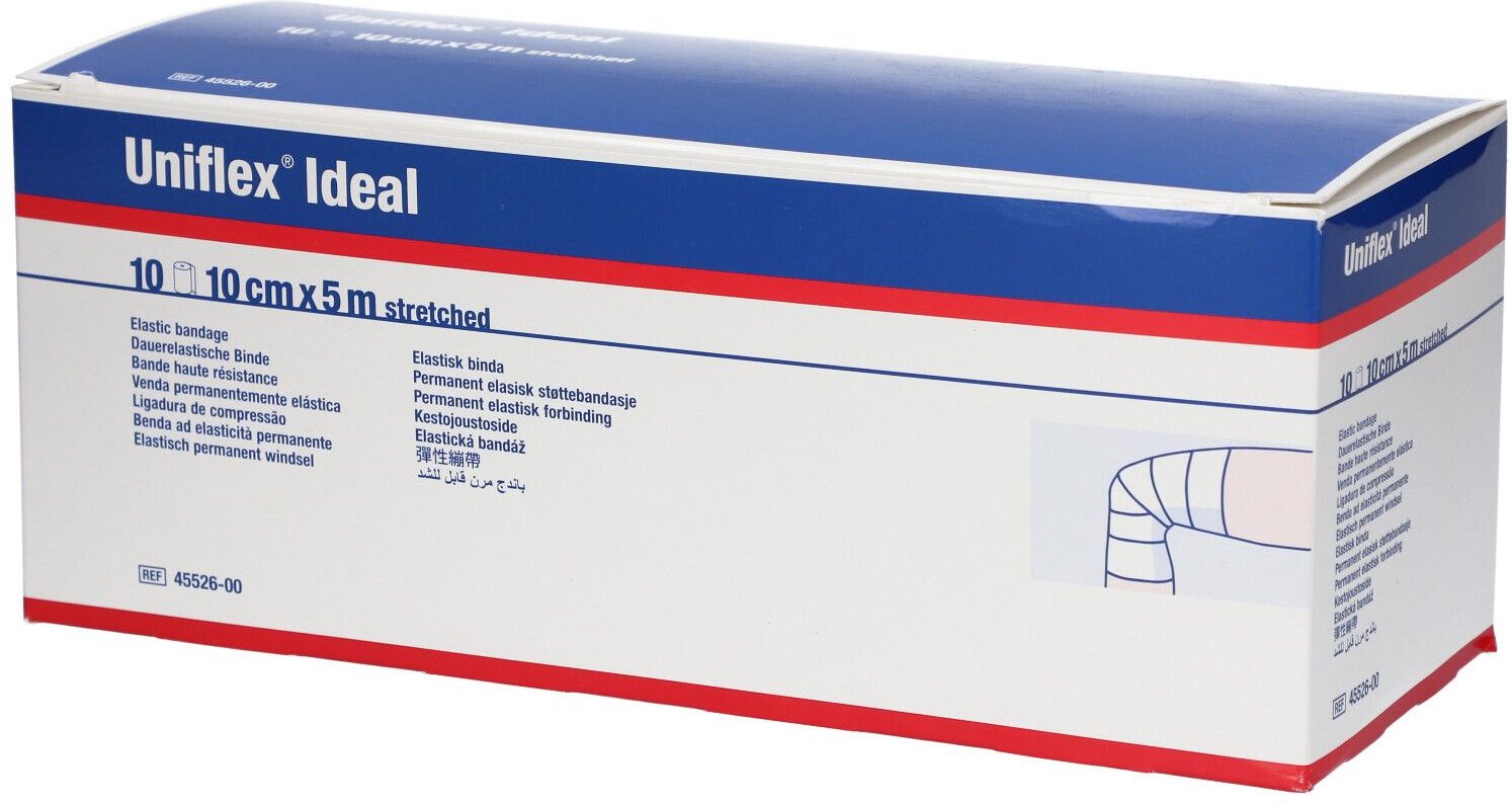 Uniflex ideal Binden 10 cmx5 m weiß lose St