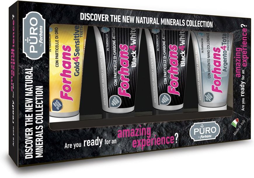 Forhans Minerals COL Dentif4Pz 4x12 ml Zahnpasta