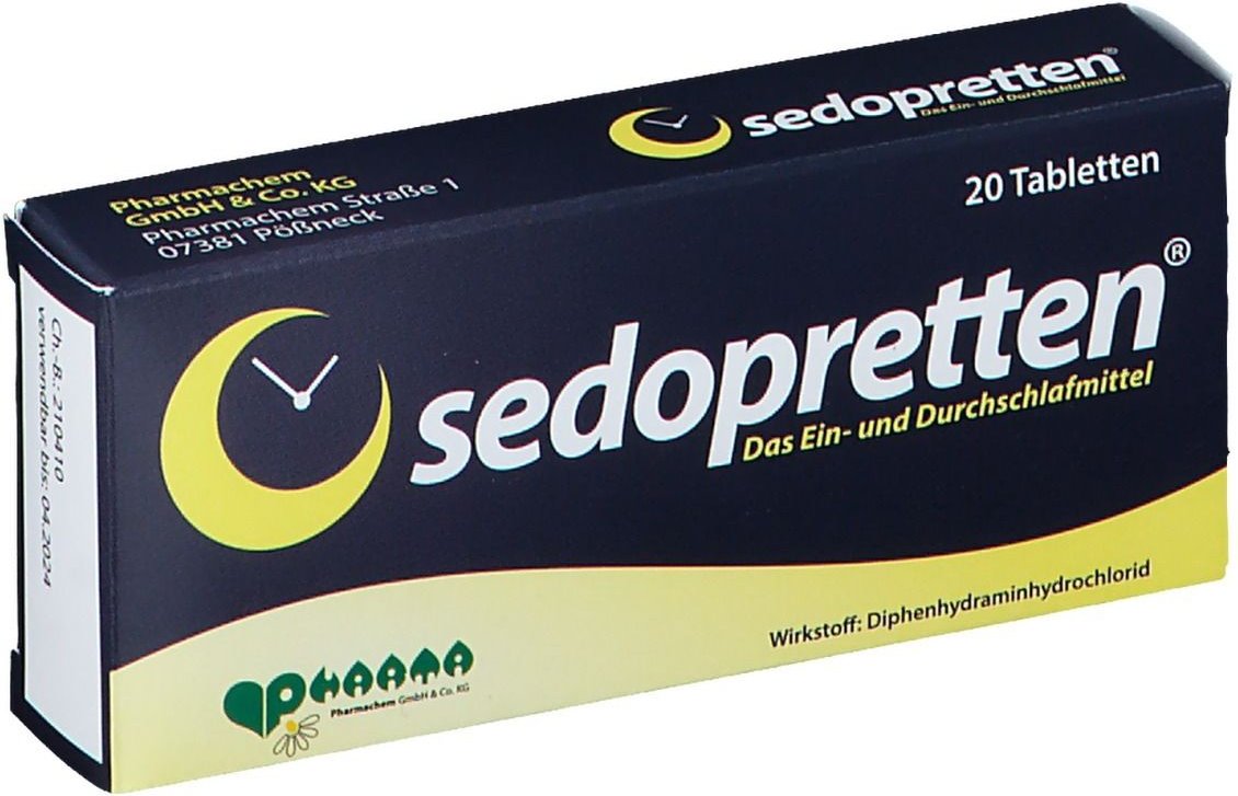 Sedopretten 50 mg Tabletten