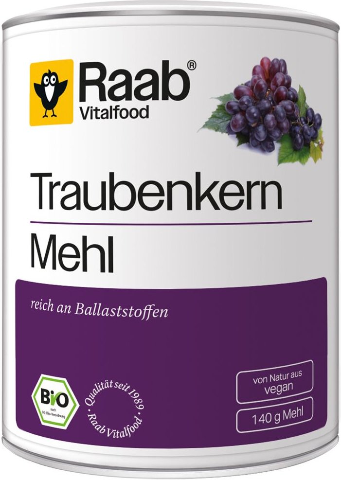 Raab Vitalfood Traubenkernmehl Bio Pulver