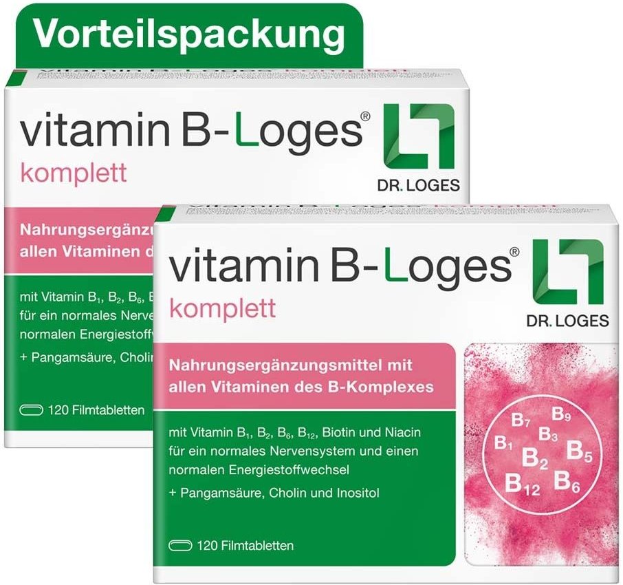 Vitamin B-Loges komplett Filmtabletten Doppelpack 2x120 St