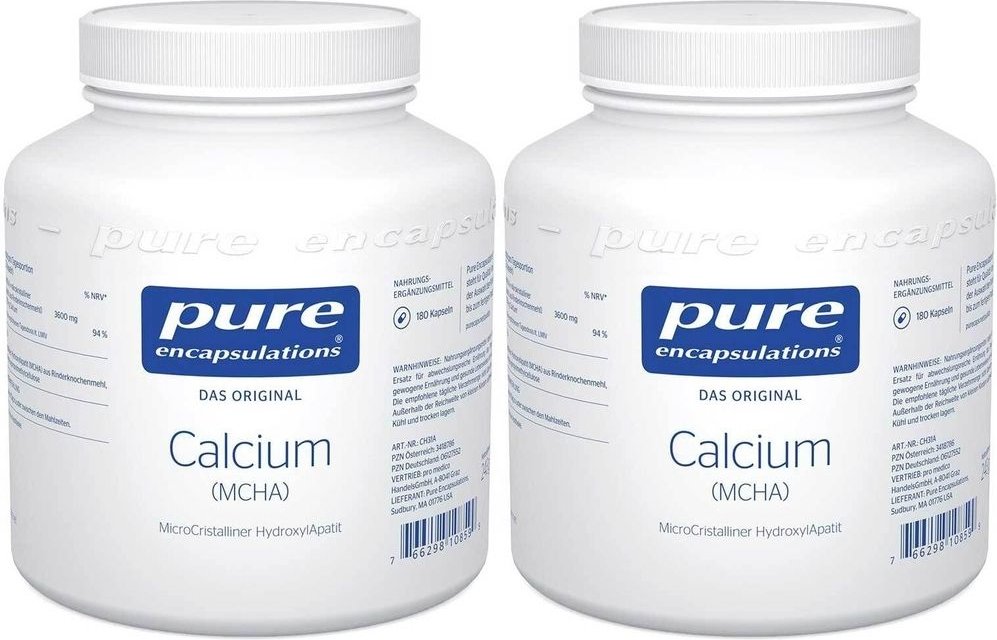 Pure Encapsulations Calcium Mcha Kapseln 2x 2x180 St