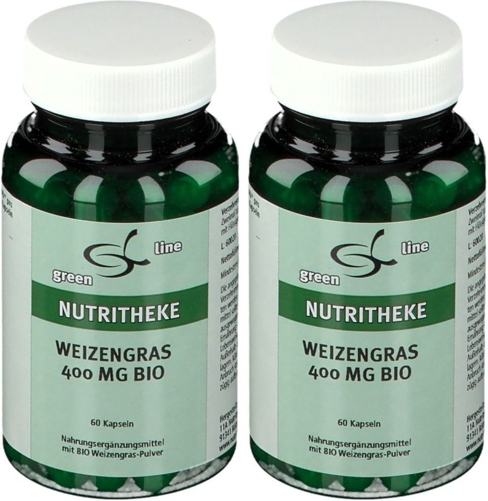 Weizengras 400 mg Bio Kapseln 2x 2x60 St