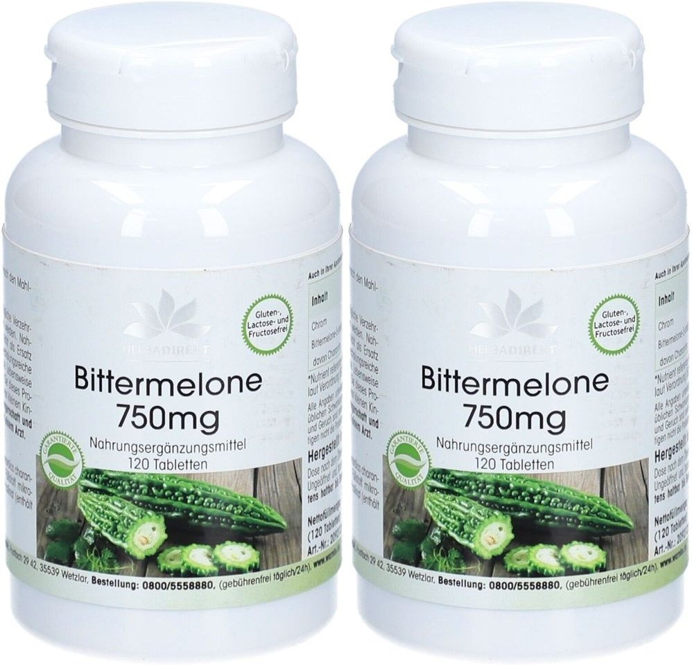 Bittermelone 750 mg Tabletten 2x 2x120 St